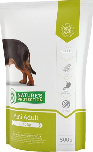 Nature's Protection Dog Dry Adult Mini 500 g