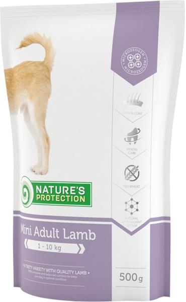 Nature's Protection Dog Dry Adult Mini Lamb 500 g