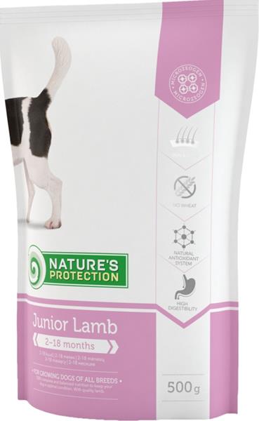 Nature's Protection Dog Dry Junior Lamb 500 g