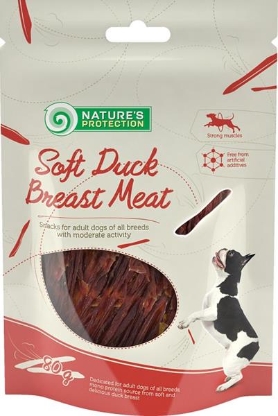 Nature's Protection Dog Snack kachní prsa 80 g