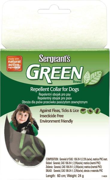 Sergeanťs Green repelentní obojek pro psy 60 cm