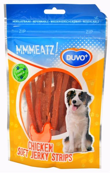 Duvo+ dog Mmmeatz! chicken jerky soft 100g