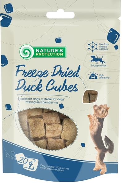 Nature's Protection Dog snack Freez Dried Duck 20 g