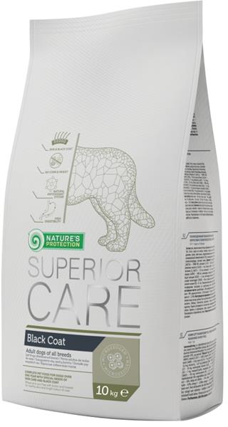 Nature's Protection Dog Dry Superior Care Black Coat 10 kg