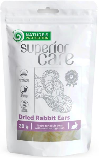 Nature's Protection Superior Care Dog Snack králičí uši 20 g